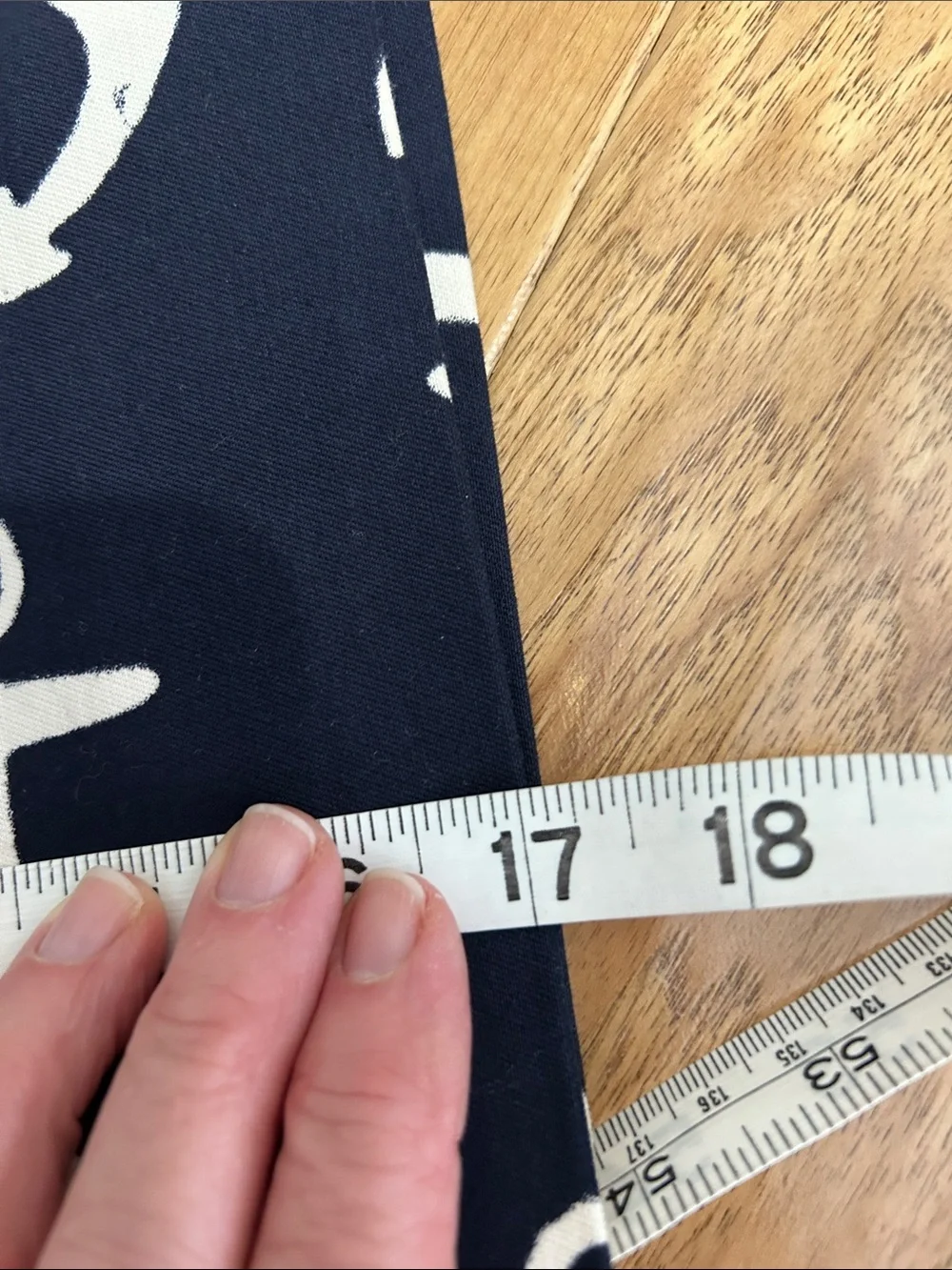 J.CREW Navy Skirt with Black Label